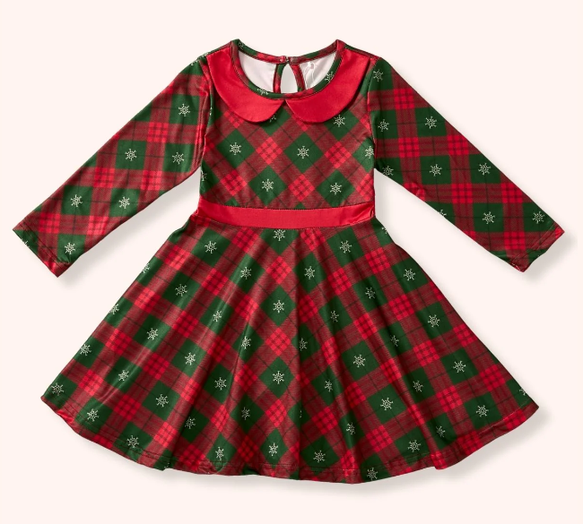 Christmas Plaid Dress