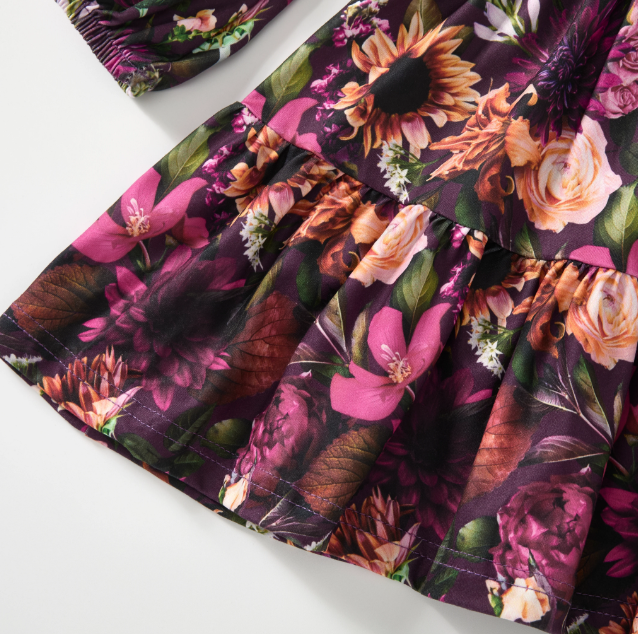 Crimson Garden Dress