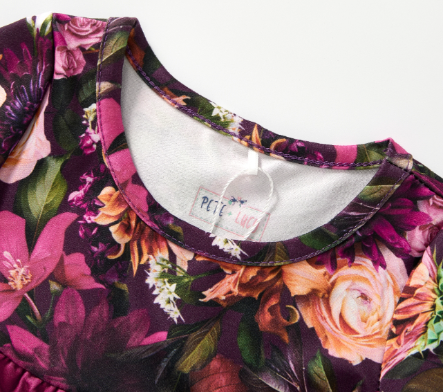 Crimson Garden Dress