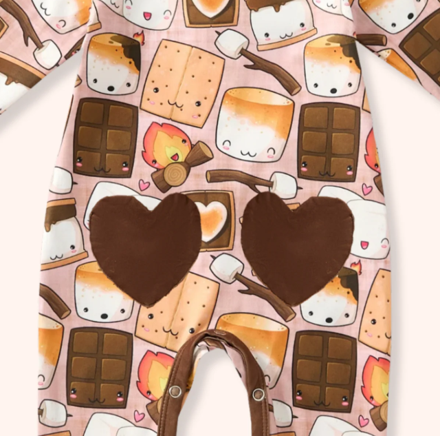 S'mores Galore Girls Romper