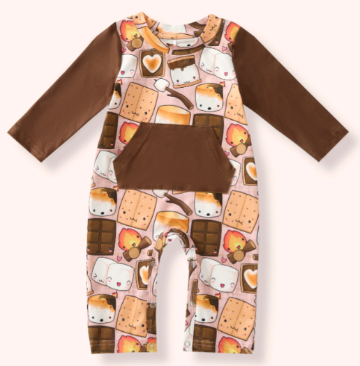 S'mores Galore Boys Romper