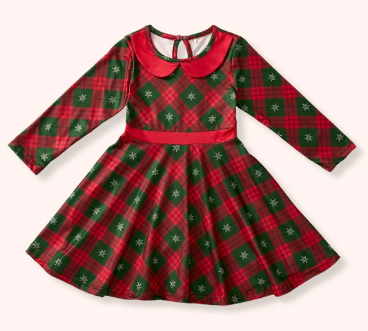 Christmas Plaid Dress