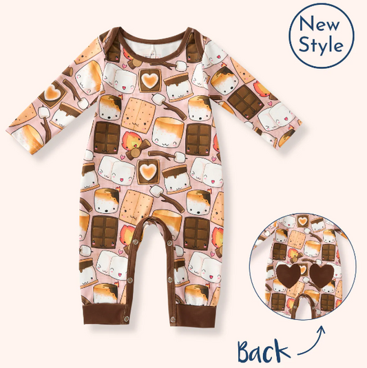 S'mores Galore Girls Romper